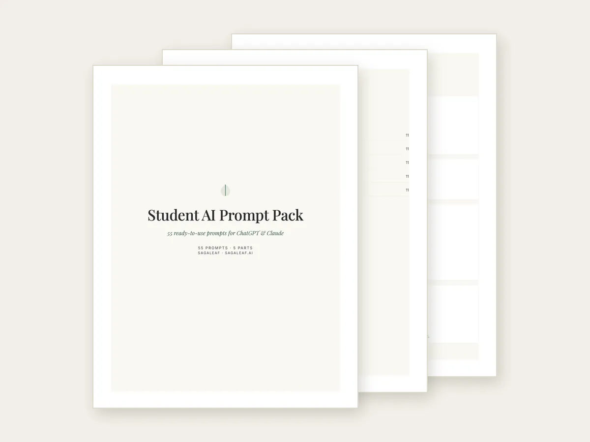 Pages from the Student AI Prompt Pack